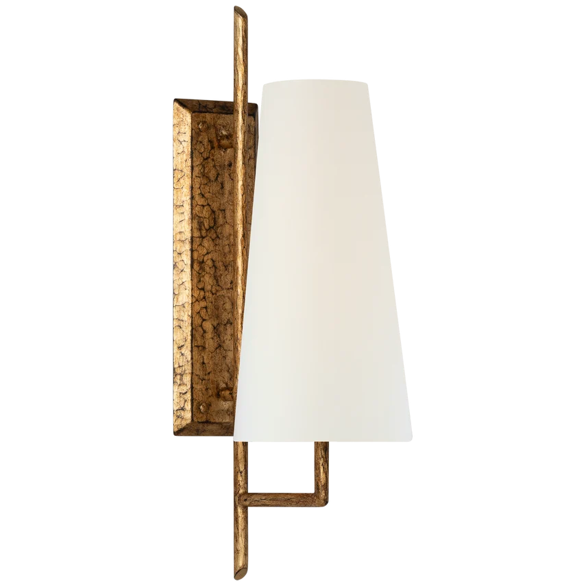 Addison Large Lone Sculpted Sconce - Gild