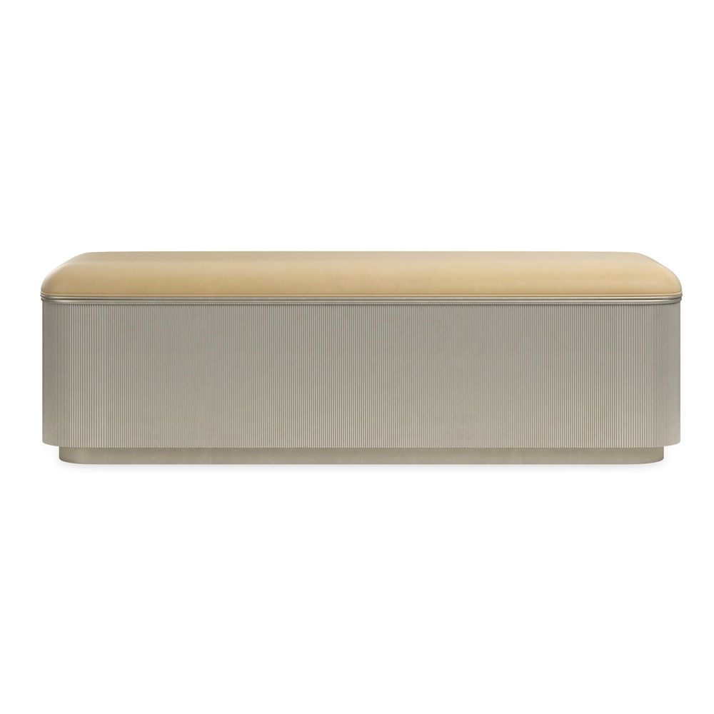 Adoration Bed Bench - Silver