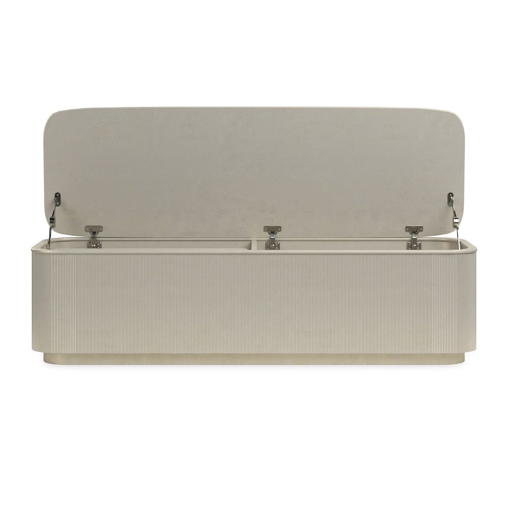 Adoration Bed Bench - Silver