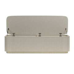 Adoration Bed Bench - Silver