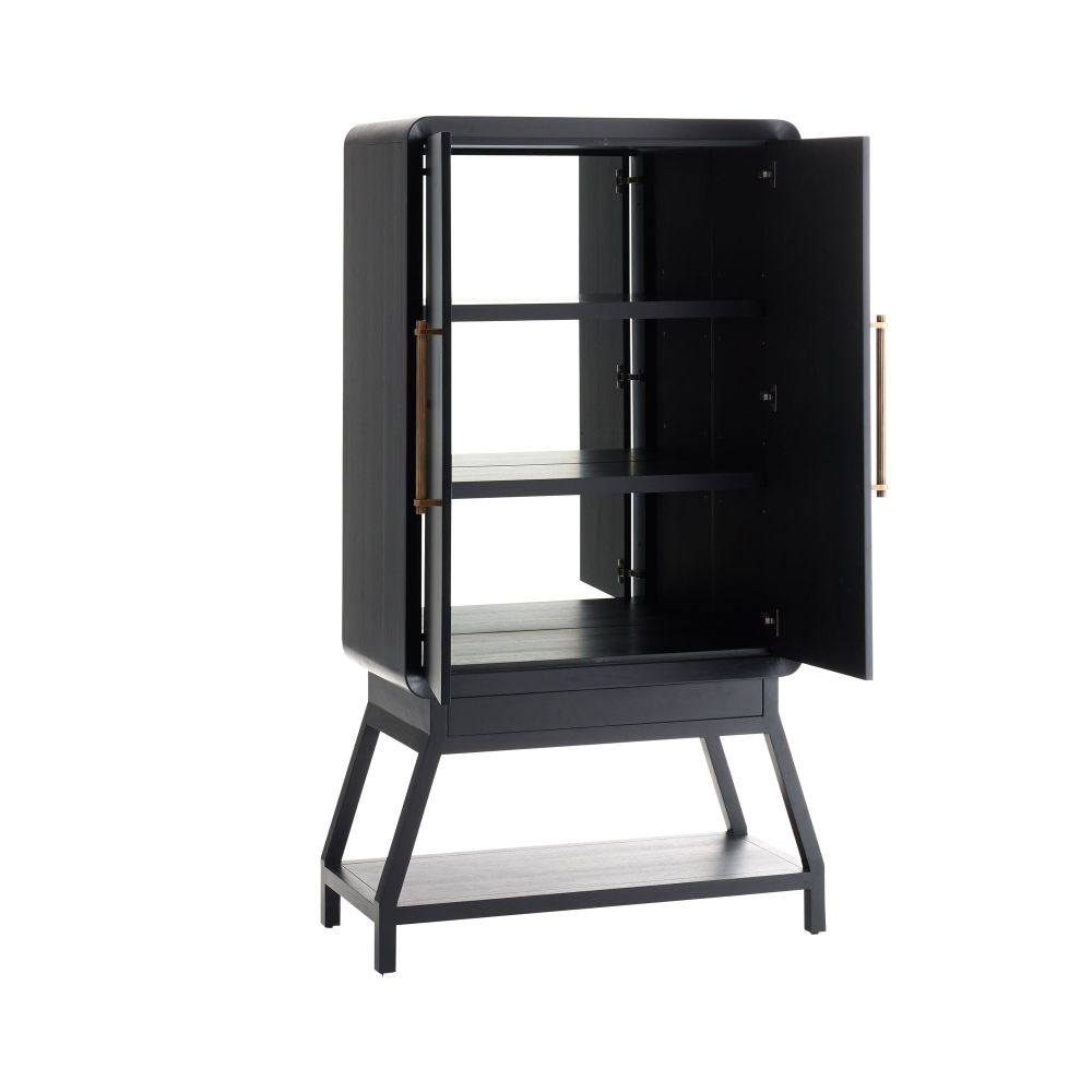Aether Cocktail Cabinet - Black