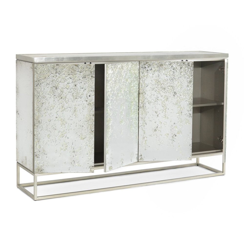 Aeolian Four-Door Cabinet - White
