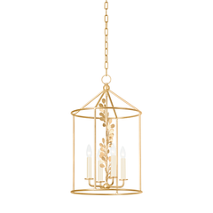 Adrienne Lantern - Vintage Gold Leaf