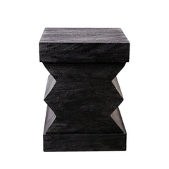 Accordion End Table - Black