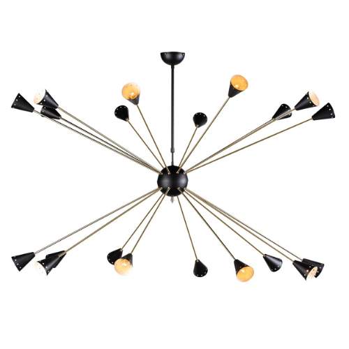 20 Light Stilnovo Sputnik Chandelier - Large