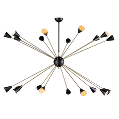 20 Light Stilnovo Sputnik Chandelier - Large