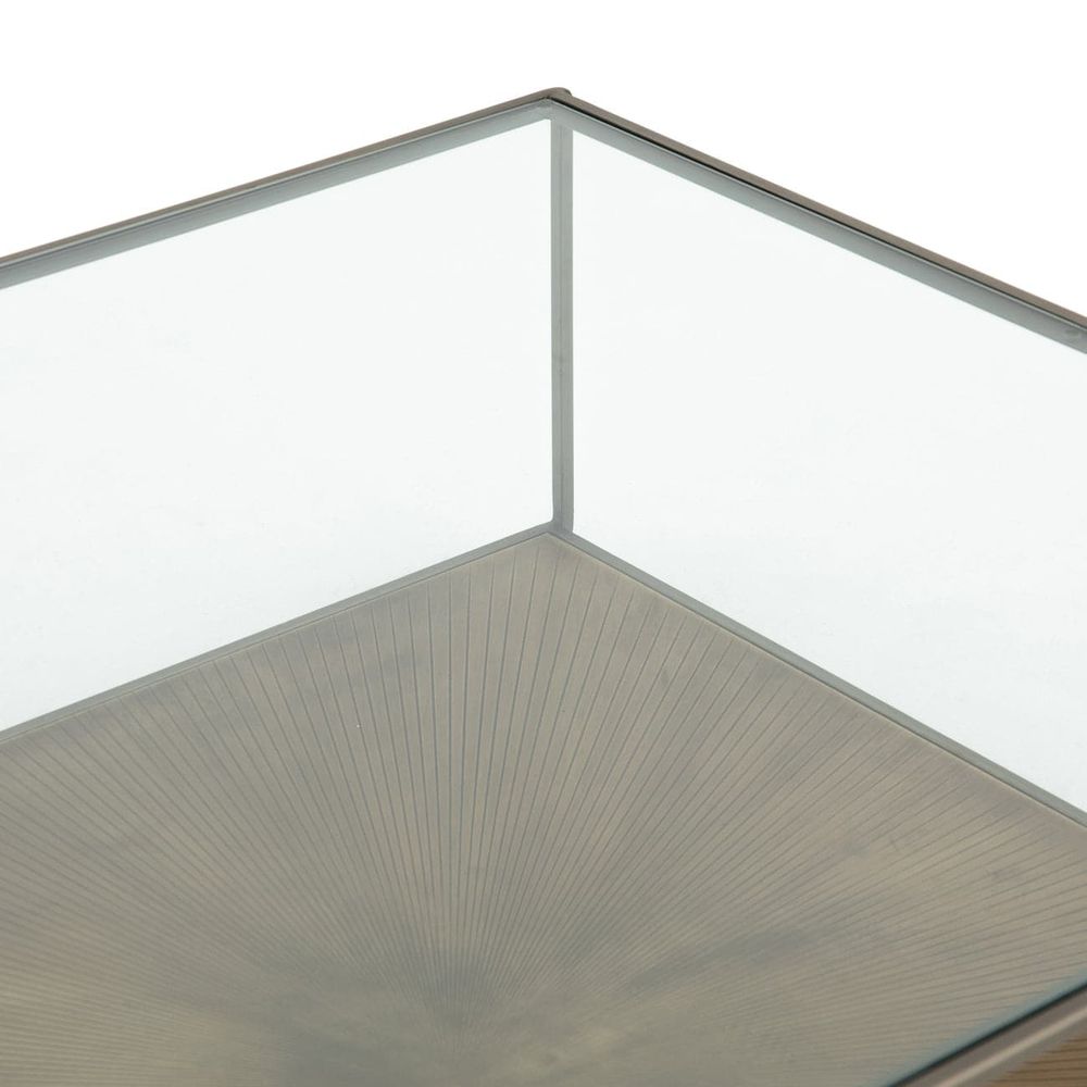Abel Sunburst Square Coffee Table - Open Box