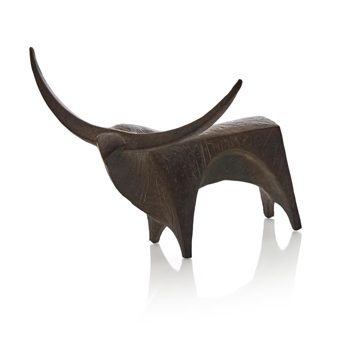 Abstract Ox Sculpture