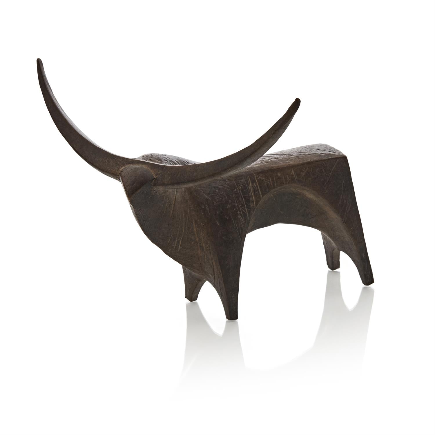Abstract Ox Sculpture
