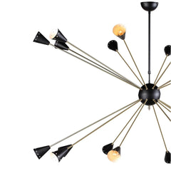 20 Light Stilnovo Sputnik Chandelier - Large