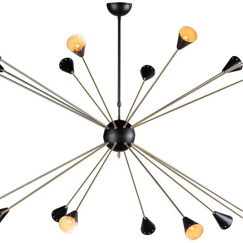 20 Light Stilnovo Sputnik Chandelier - Large