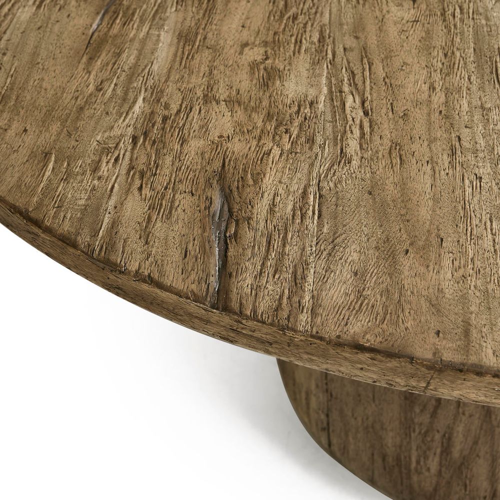 60" Stone Ridge Round Dining Table Light
