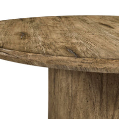 60" Stone Ridge Round Dining Table Light