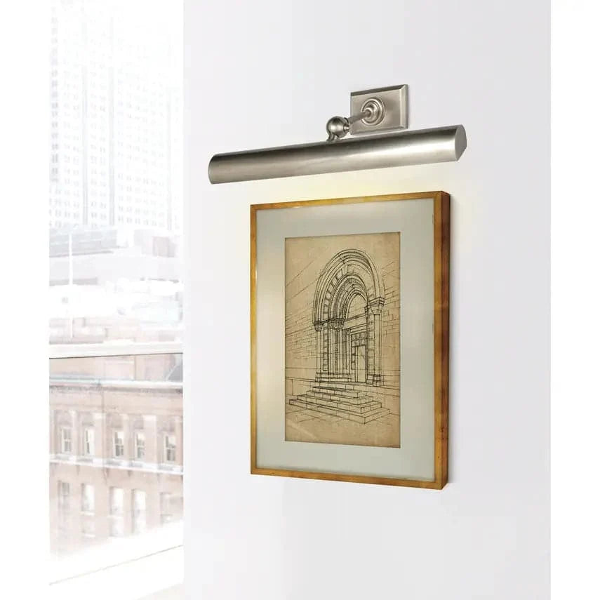 18" Cabinet Fletcher's Picture Light - Antique Nickel