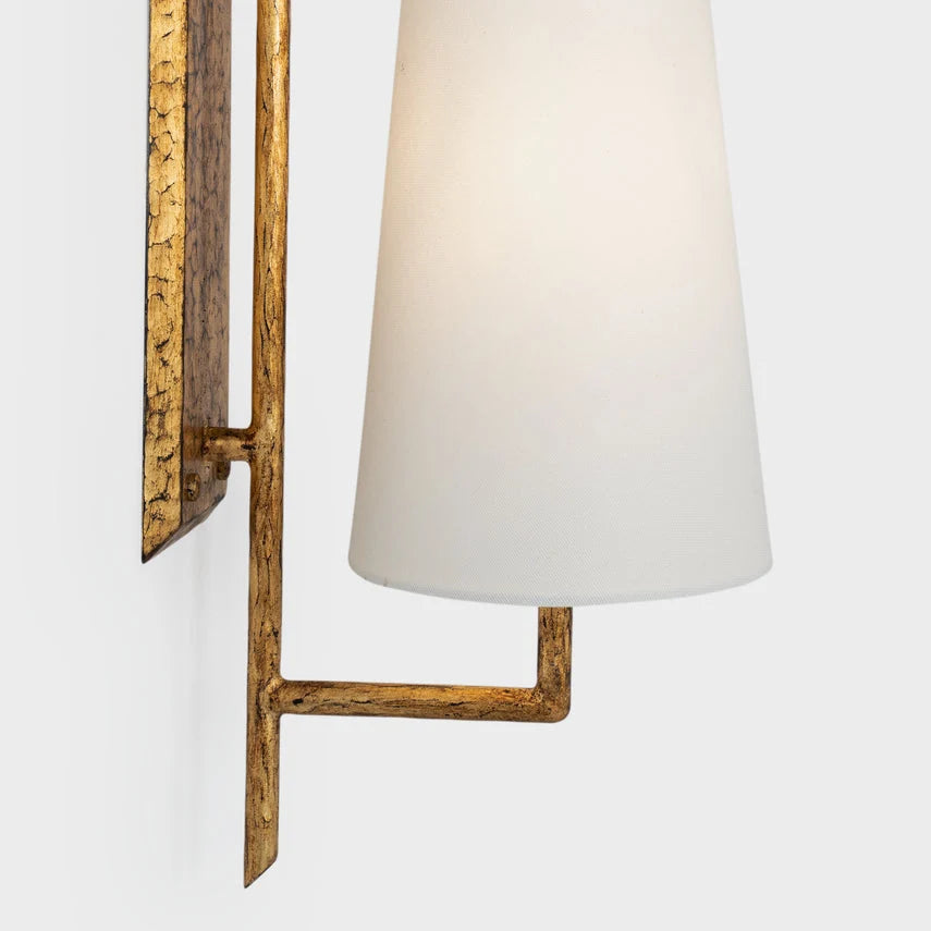 Addison Large Lone Sculpted Sconce - Gild
