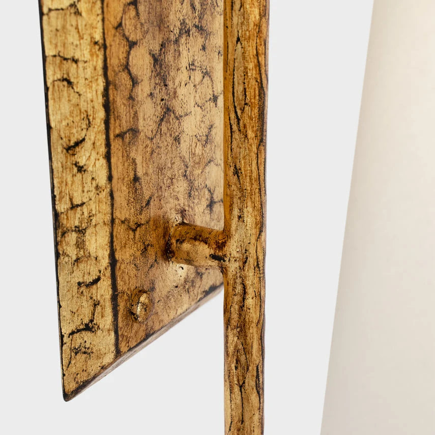 Addison Large Lone Sculpted Sconce - Gild