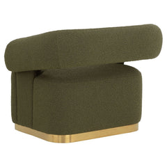 Aggie Swivel Lounge Chair - Copenhagen Olive