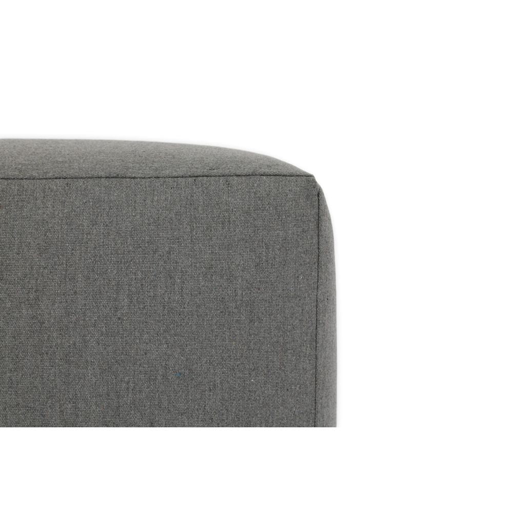 18"Pouf Cube in Heritage Granite