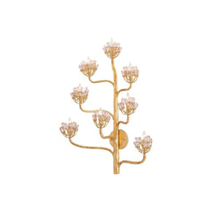 Agave Americana Gold Wall Sconce