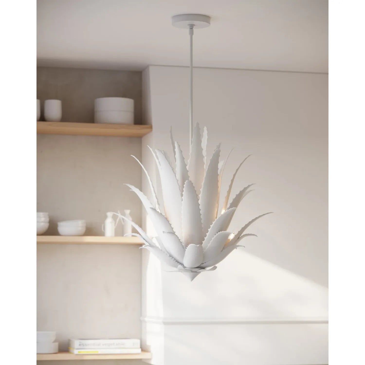 Agave White Chandelier