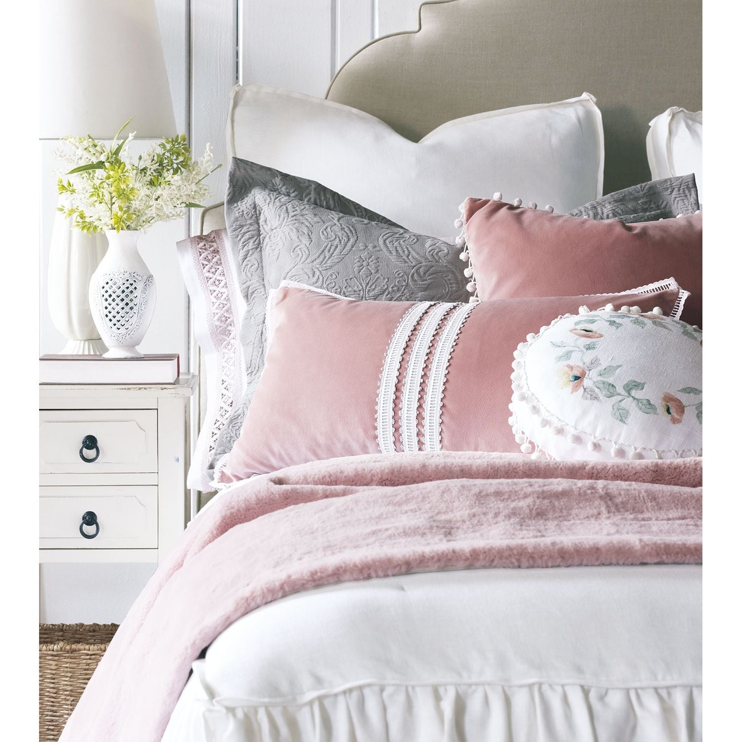Adare Manor Velvet Decorative Pillow