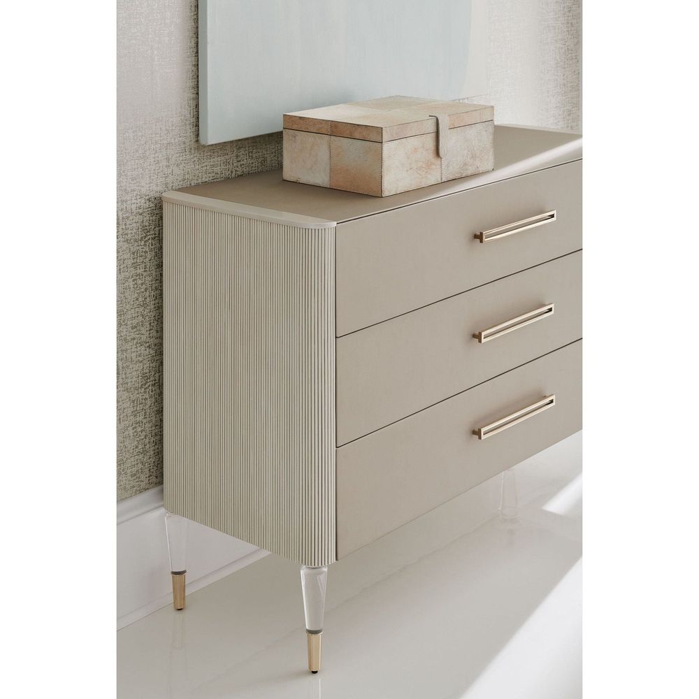 Adore 3 Drawer Chest 54 - Matte Pearl