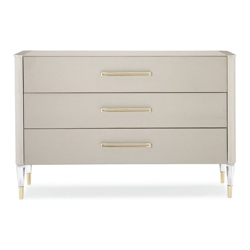 Adore 3 Drawer Chest 54 - Matte Pearl