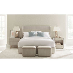 Adoration Storage Bench - White, Beige