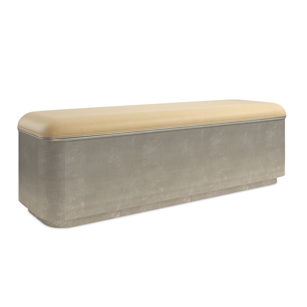 Adoration Bed Bench - Silver