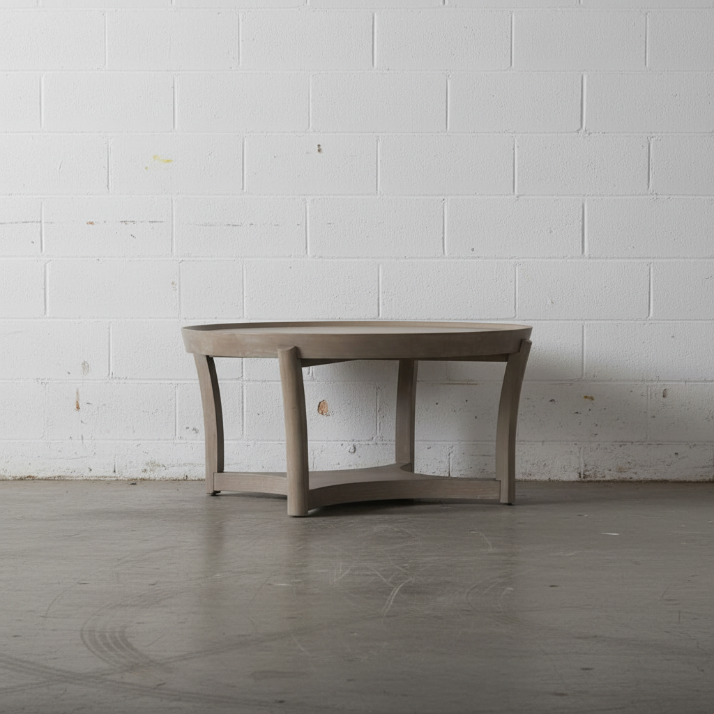 Affinity Round Cocktail Table - Grays - Open Box