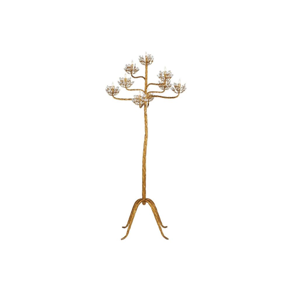 Agave Americana Gold Floor Lamp