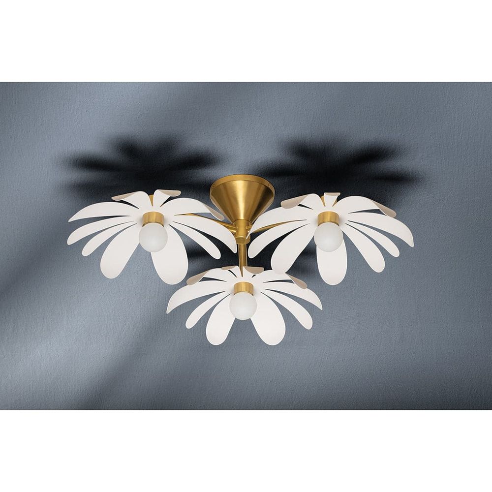 3 Light Semi Flush Mount