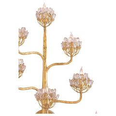 Agave Americana Gold Wall Sconce