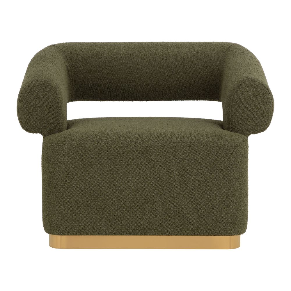 Aggie Swivel Lounge Chair - Copenhagen Olive