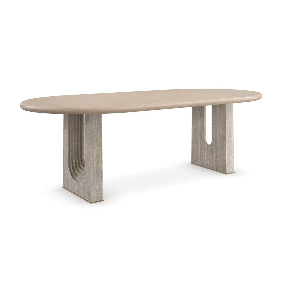 Accent Dining Table Base - Bronze, Silver