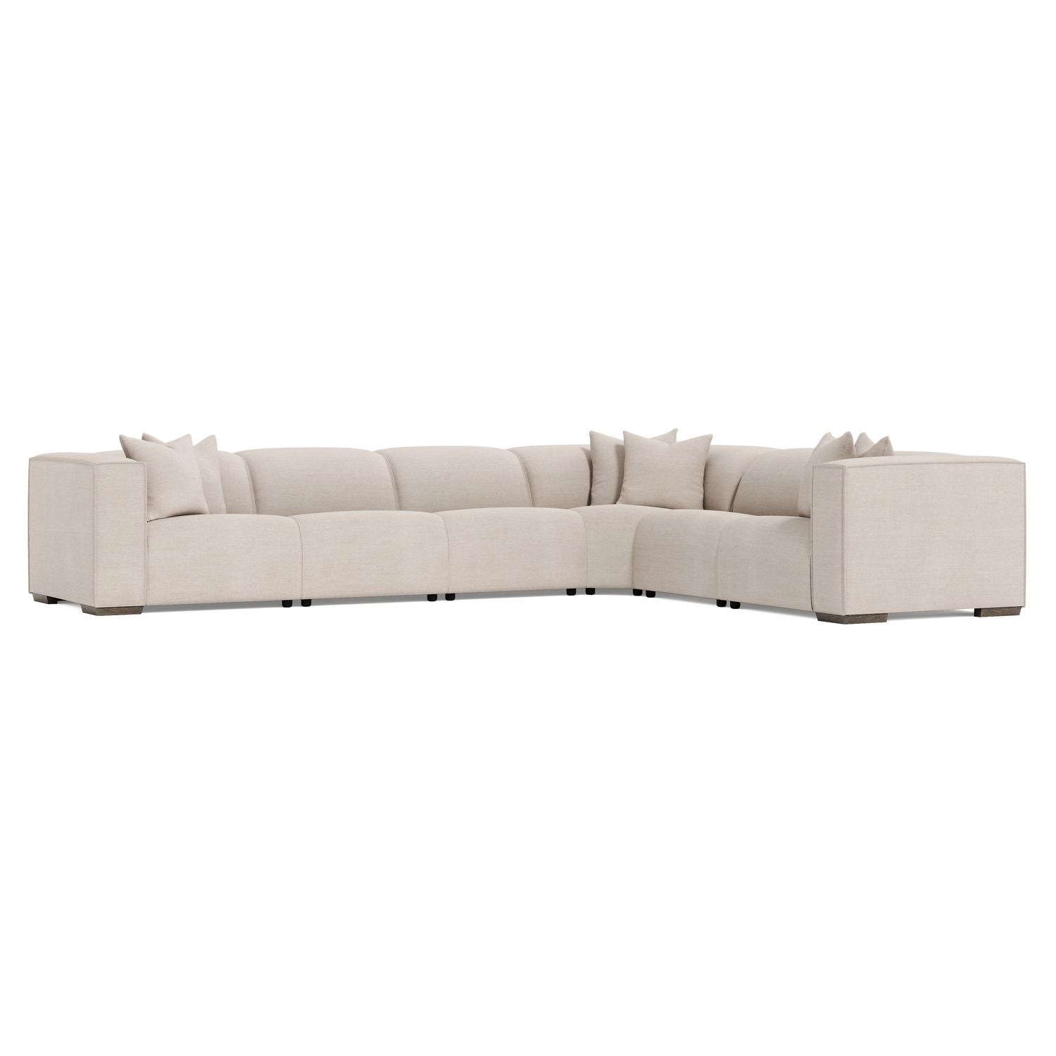 6 Piece Right-Facing Bliss Fabric Power Motion Sectional Recliner