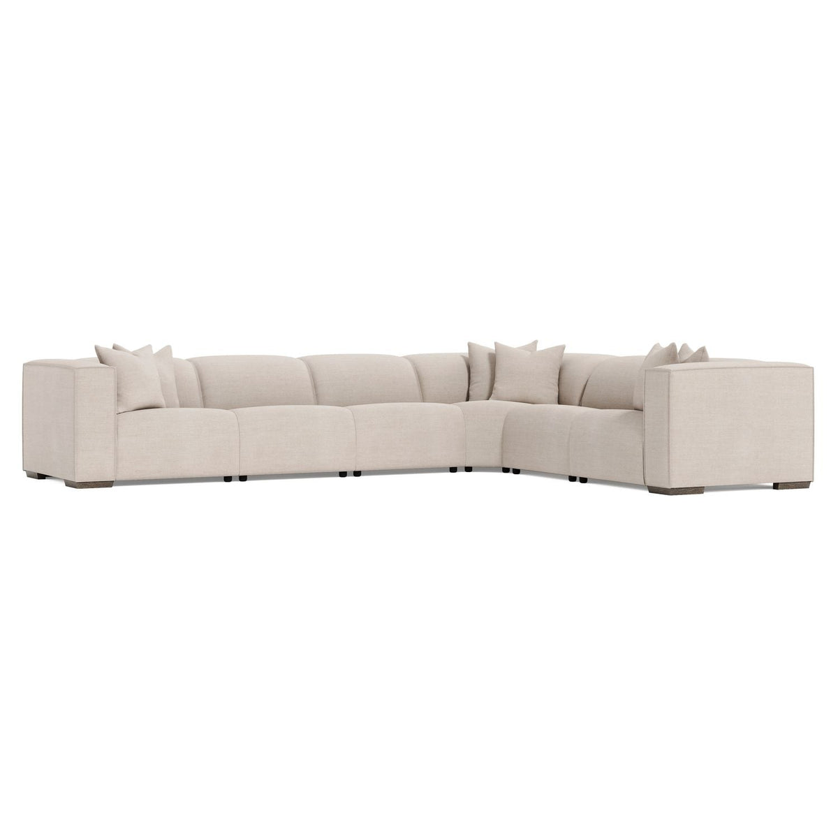 6 Piece Right-Facing Bliss Fabric Power Motion Sectional Recliner