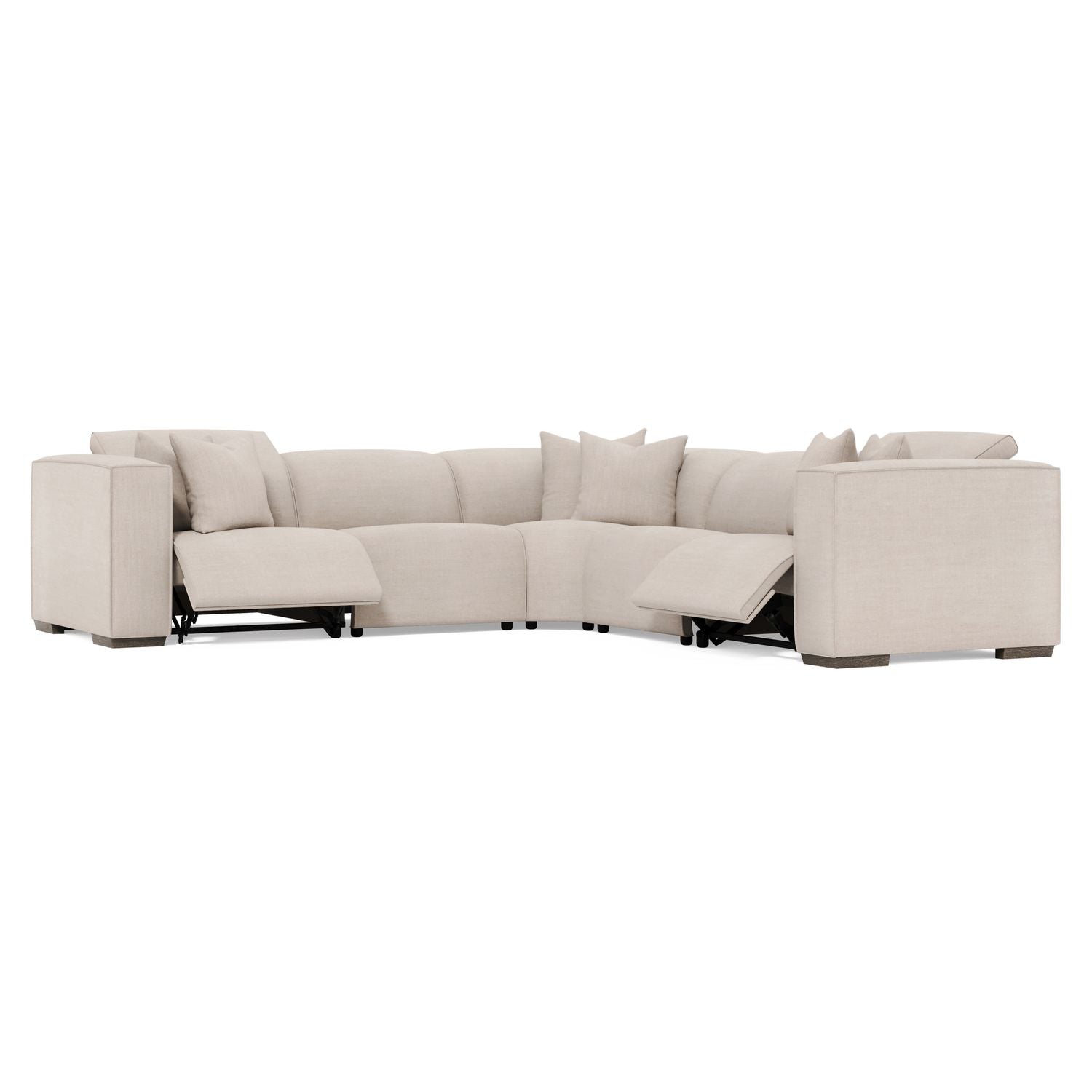 5 Piece Bliss Fabric Power Motion Sectional Recliner
