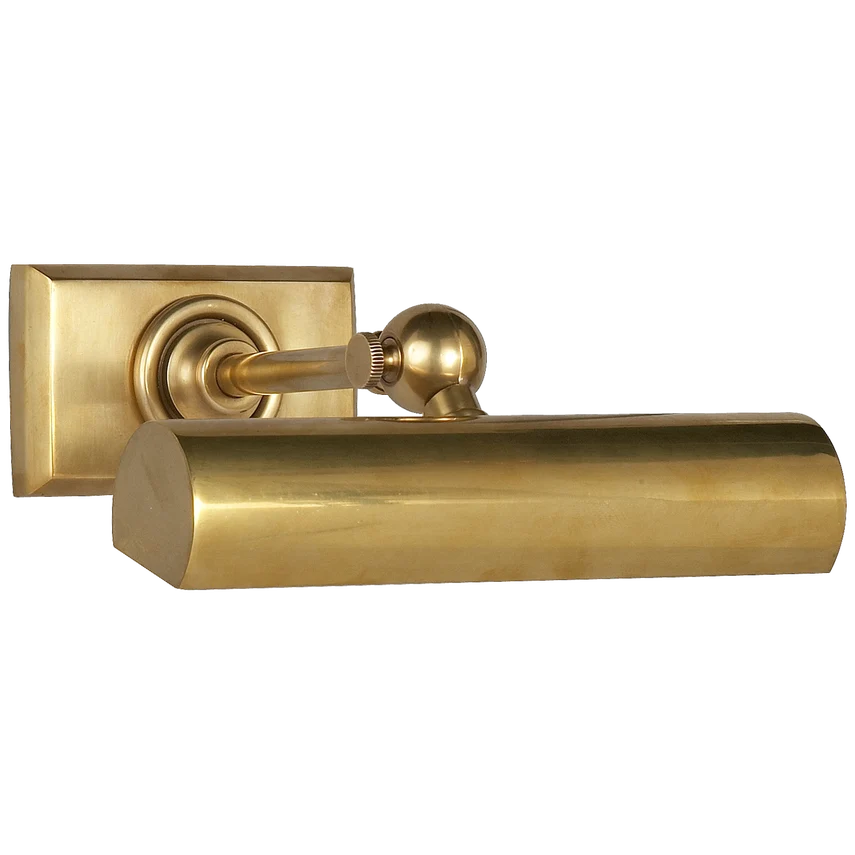 8" Cabinet Fletcher's Picture Light - Antique Brass