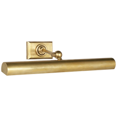 18" Cabinet Fletcher's Picture Light - Antique Brass