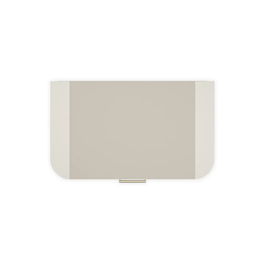 Adore 30 Nightstand with Shelf - Matte Pearl