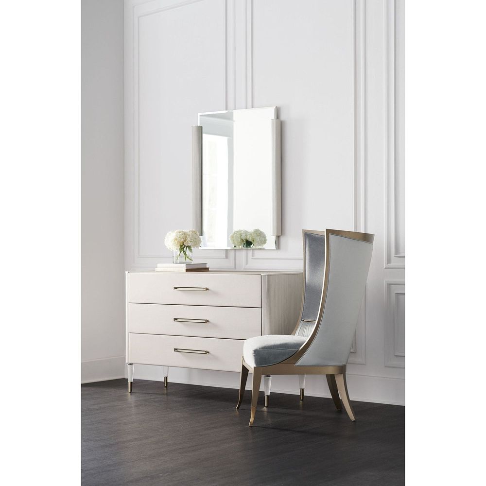 Adore 3 Drawer Chest 54 - Matte Pearl